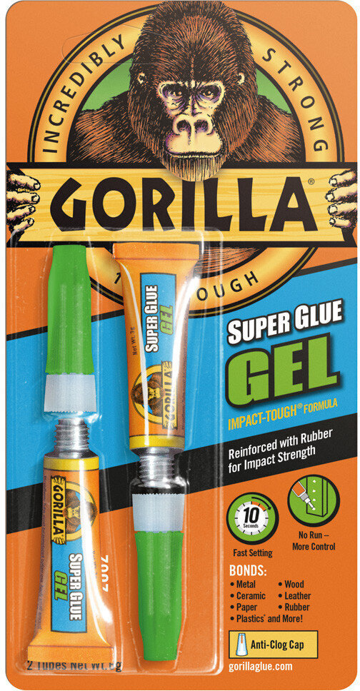 Liim Gorilla "Superglue Gel" 2x3g hind ja info | Liimid | hansapost.ee