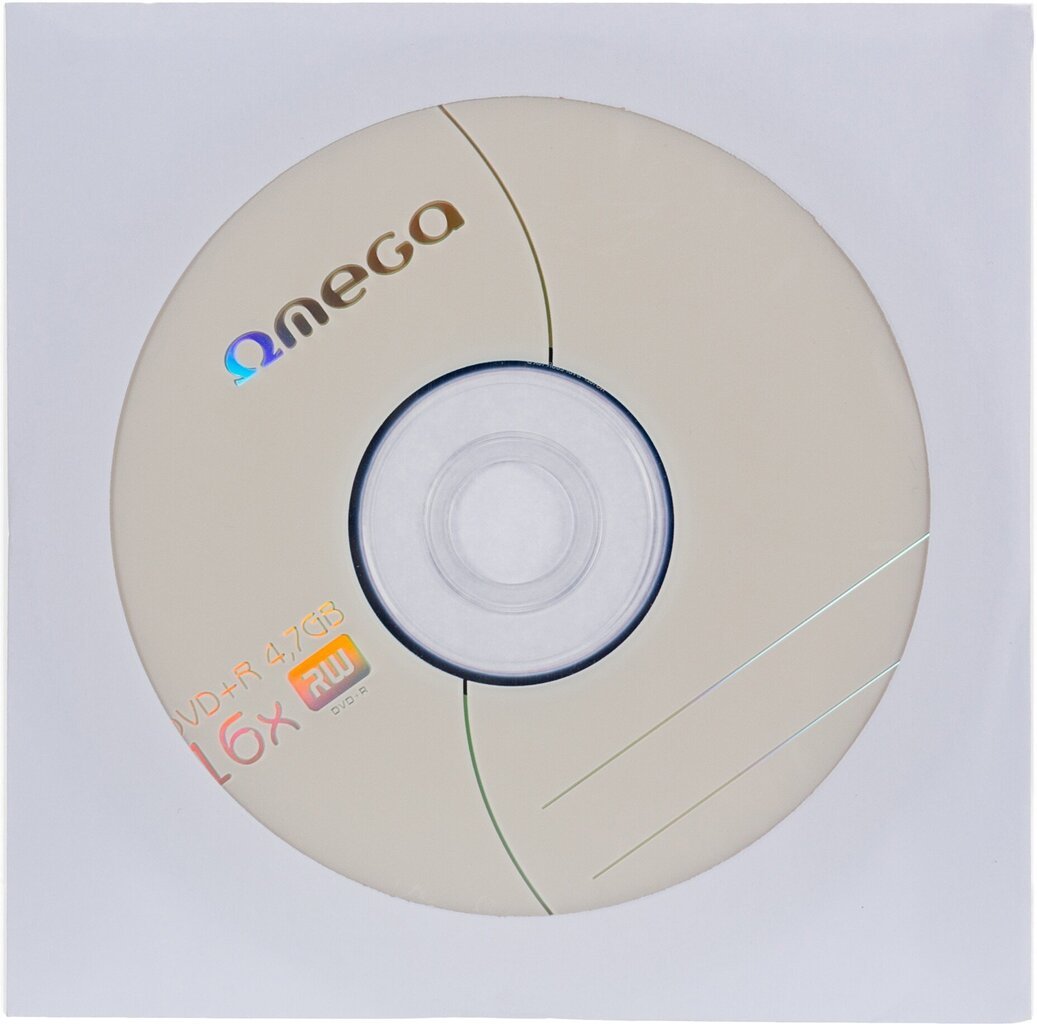 Omega DVD+R 4,7GB 16x ümbrikus цена и информация | Vinüülplaadid, CD, DVD | hansapost.ee