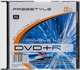 Omega Freestyle DVD+R DL Double Layer 8,5GB 8x Slim цена и информация | Виниловые пластинки, CD, DVD | hansapost.ee
