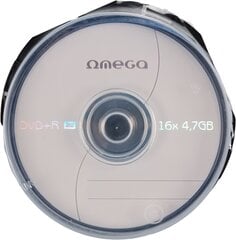 Omega DVD+R 4,7GB 16x 25шт цена и информация | Виниловые пластинки, CD, DVD | hansapost.ee