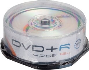 Omega Freestyle DVD+R 4,7GB 16x 25шт цена и информация | Виниловые пластинки, CD, DVD | hansapost.ee