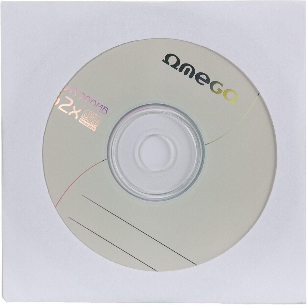 Omega CD-R 700MB 52x ümbrikus цена и информация | Vinüülplaadid, CD, DVD | hansapost.ee