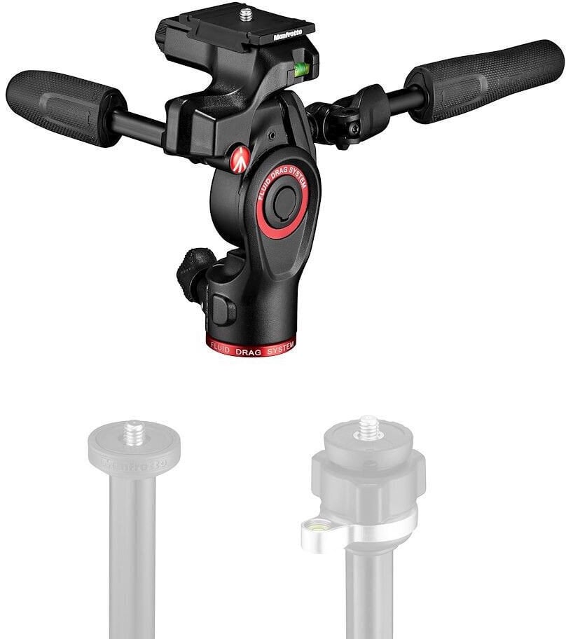 Manfrotto videopea MH01HY-3W Befree 3-Way Live hind ja info | Fotoaparaatide statiivid | hansapost.ee