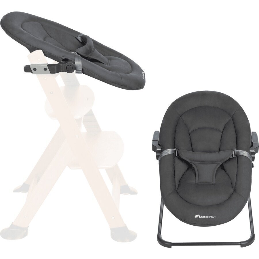 Lamamistool Bebe Confort Timba Baby 2in1, Tinted Graphite hind ja info | Beebi lamamistoolid | hansapost.ee