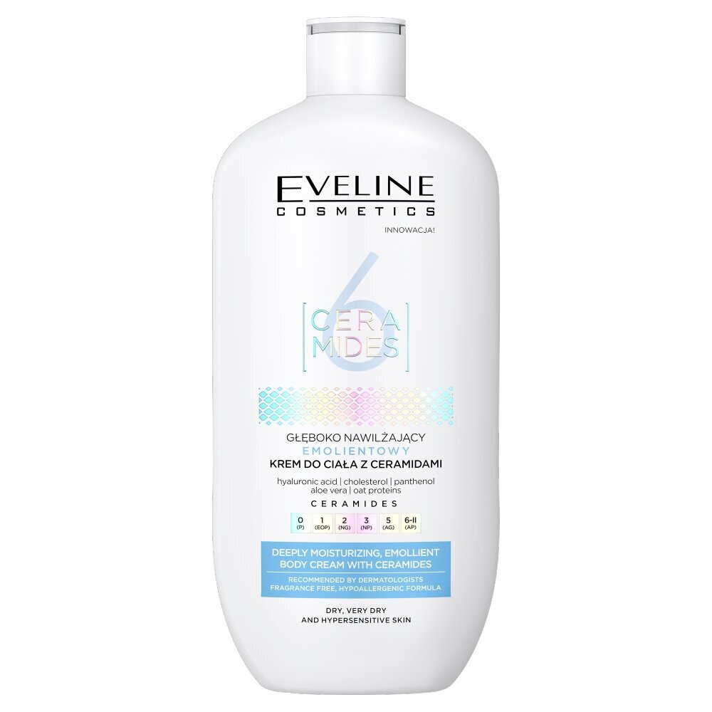 Kehakreem Eveline Cosmetics 6 Ceramides, 350 ml hind ja info | Kehakreemid, kehaõlid ja losjoonid | hansapost.ee