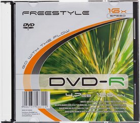 Omega Freestyle DVD-R 4,7GB 16x Slim цена и информация | Виниловые пластинки, CD, DVD | hansapost.ee