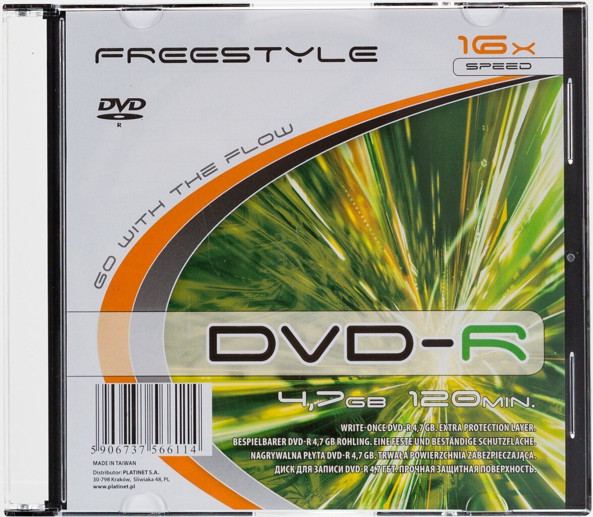 Omega Freestyle DVD-R 4,7GB 16x karbis hind ja info | Vinüülplaadid, CD, DVD | hansapost.ee