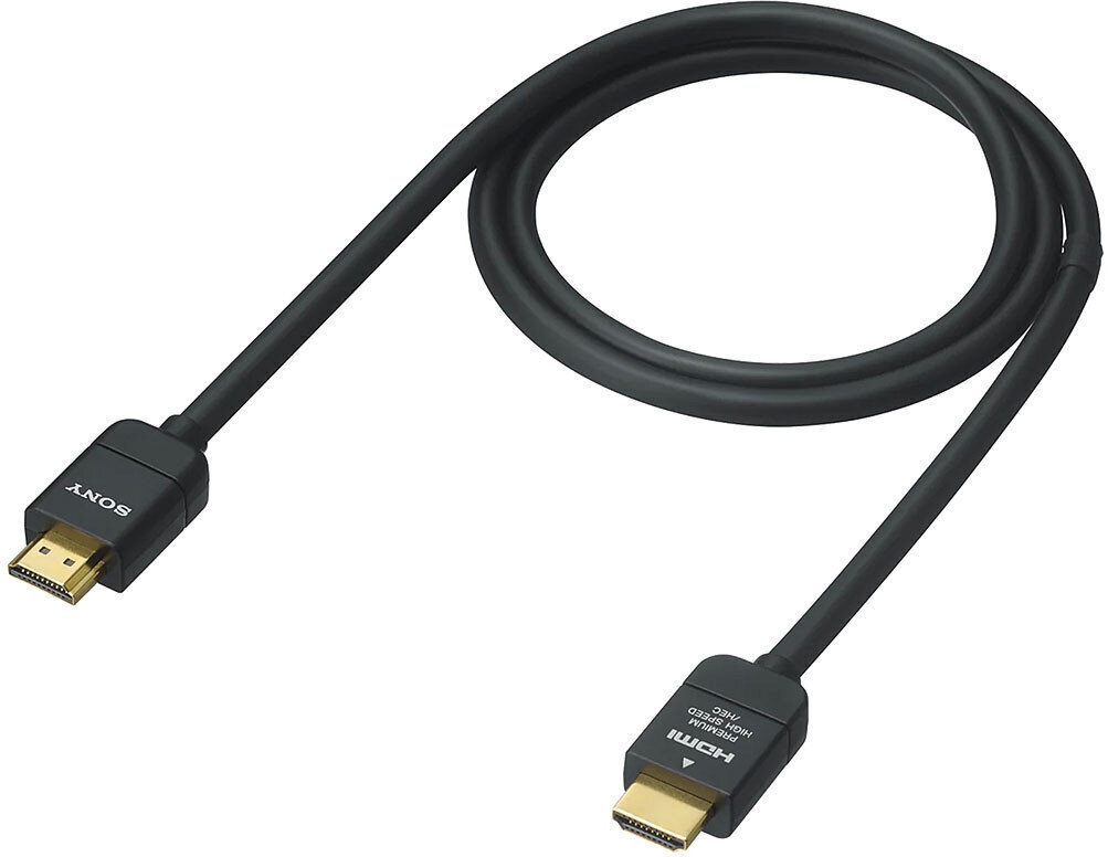 Sony kaabel HDMI Premium DLC-HX10 1m, must hind ja info | Juhtmed ja kaablid | hansapost.ee