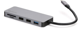 Platinet адаптер USB-C 7in1 4K (45221) цена и информация | Адаптеры и USB-hub | hansapost.ee