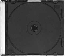 Omega CD коробка Slim PL, черная (44843) цена и информация | Виниловые пластинки, CD, DVD | hansapost.ee