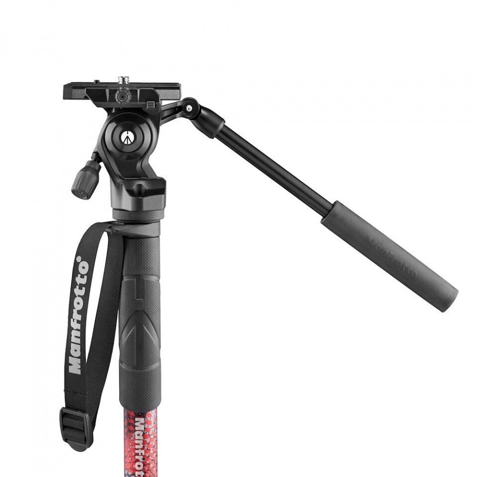 Manfrotto üksjalg Element MII Video MVMELMIIA4LIVE, punane hind ja info | Fotoaparaatide statiivid | hansapost.ee