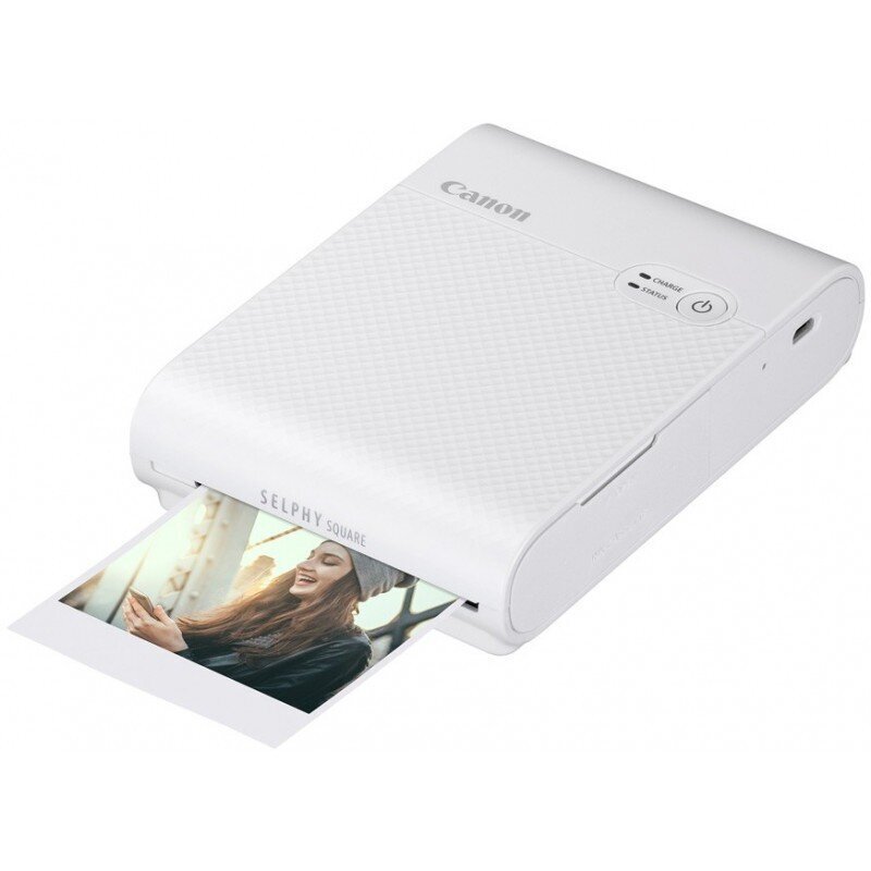 Canon fotoprinter + fotopaber Selphy Square QX10 Premium Kit, valge hind ja info | Printerid | hansapost.ee