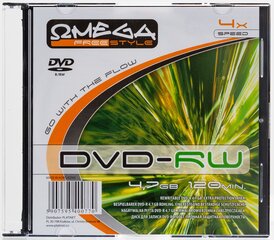 Omega Freestyle DVD-RW 4,7GB 4x karbis hind ja info | Vinüülplaadid, CD, DVD | hansapost.ee