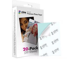 Polaroid Zink Media 2x3" 20tk hind ja info | Fotoaparaatide lisatarvikud | hansapost.ee