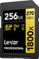 Lexar mälukaart SDXC 256GB Professional 1800x UHS-II U3 V60 hind ja info | Fotoaparaatide mälukaardid | hansapost.ee