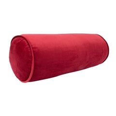 Рулонная подушка VELVET D18x50см, бордовый цена и информация | Декоративные подушки и наволочки | hansapost.ee