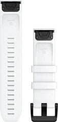 Garmin ремешок для часов QuickFit 22 мм, белый силикон цена и информация | Аксессуары для смарт-часов и браслетов | hansapost.ee