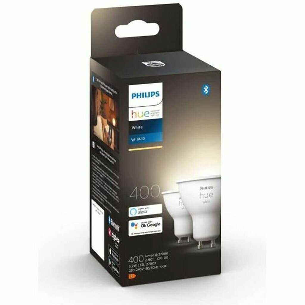 Nutikas pirn Philips White F GU10 400 lm (2700 k) цена и информация | Lambipirnid ja LED-pirnid | hansapost.ee