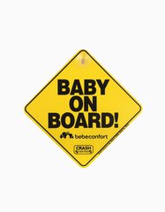 Наклейка на автомобиль Baby On Board Bebe Confort, желтый цвет цена и информация | Аксессуары | hansapost.ee