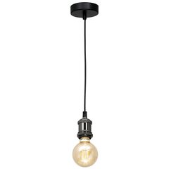 Milagro подвесной светильник Edison Black/Chrome цена и информация | Потолочный светильник, 38 x 38 x 24 см | hansapost.ee