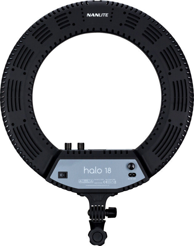Nanlite ringvalgusti Halo18 LED цена и информация | Fotovalgustid, ringvalgustid ja fotostuudiod | hansapost.ee