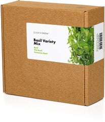Click & Grow Plant Pod Basil Variety Mix, 9tk hind ja info | Ürtide ja maitsetaimede seemned | hansapost.ee