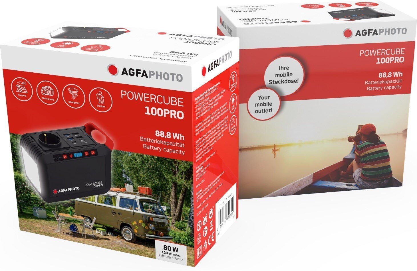 AgfaPhoto Powercube 100 Pro 88,8Wh цена и информация | Päikeseenergiajaamade osad | hansapost.ee