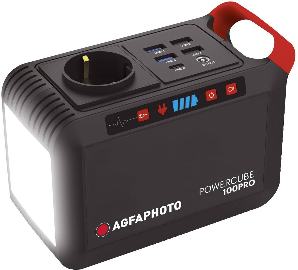 AgfaPhoto Powercube 100 Pro 88,8Wh hind ja info | Päikeseenergiajaamade osad | hansapost.ee