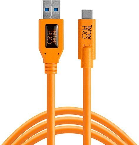 Tether Tools kaabel USB - USB-C 4,6m, oranž цена и информация | Mobiiltelefonide kaablid | hansapost.ee