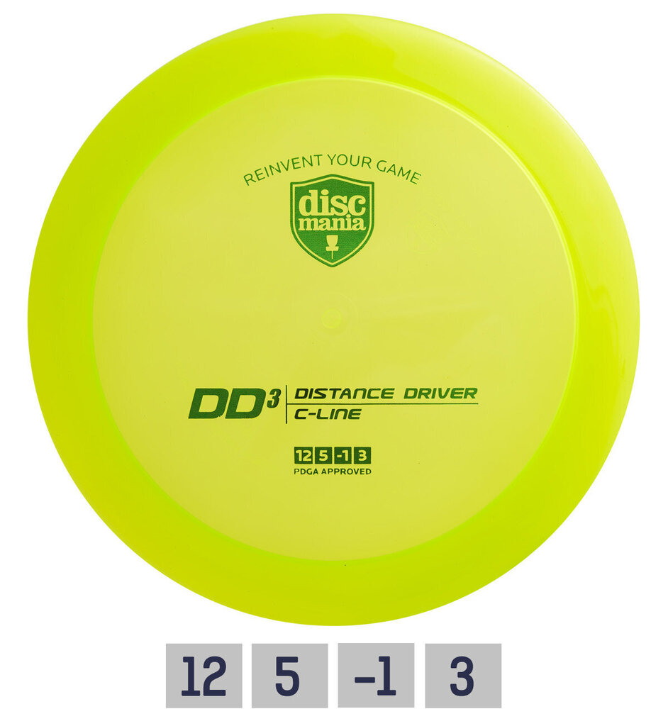 Discgolfi ketas Distance Driver C-Line DD3, roheline hind ja info | Discgolf | hansapost.ee