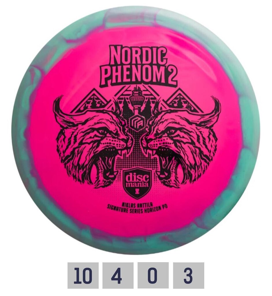 Discgolfi ketas Discmania Distance Driver S-Line PD Nordic Phenom 2, roosa цена и информация | Discgolf | hansapost.ee