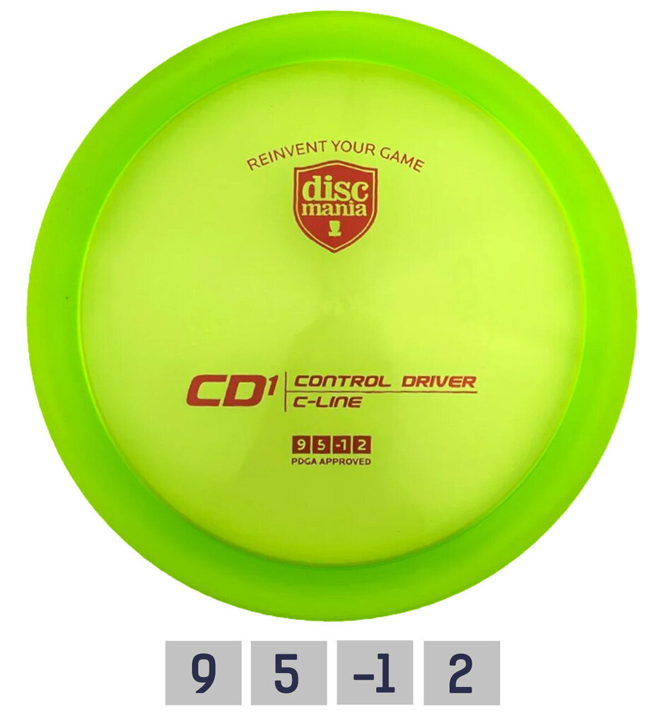 Discgolfi ketas Discmania Distance Driver C-Line CD1, roheline hind ja info | Discgolf | hansapost.ee