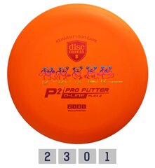 Discgolf DISCMANIA Putter D-LINE P2 FLEX 2 GRATEFUL DEAD Orange 2/3/0/1 цена и информация | Диск-гольф | hansapost.ee