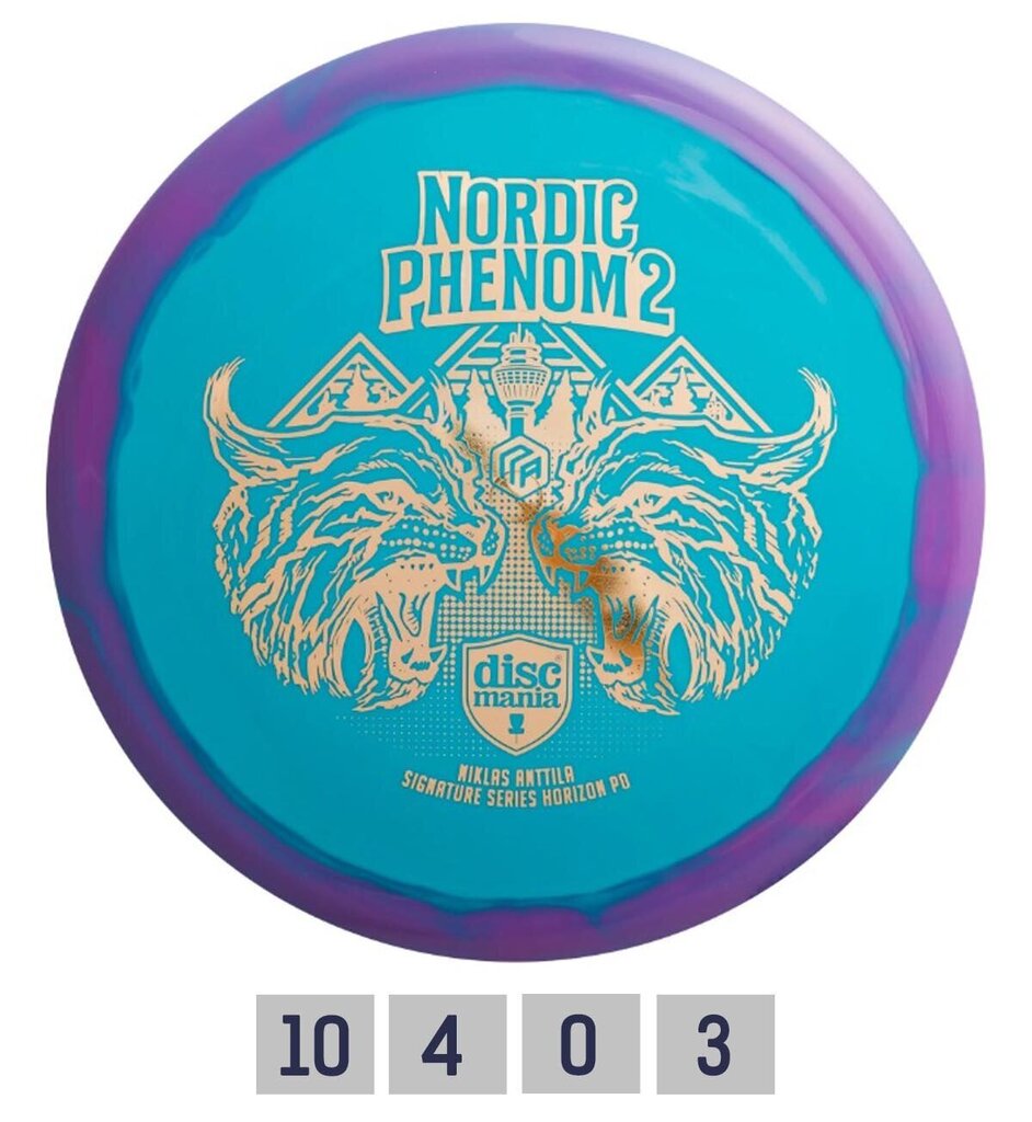 Discgolfi ketas Discmania Distance Driver S-Line PD Nordic Phenom 2, sinine цена и информация | Discgolf | hansapost.ee