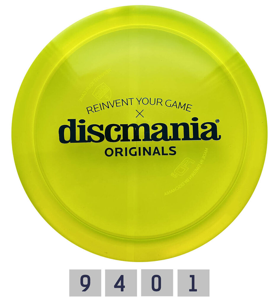 Discgolfi ketas Discmania Fairway Driver C-Line FD3 Originals Barstamp, kollane hind ja info | Discgolf | hansapost.ee