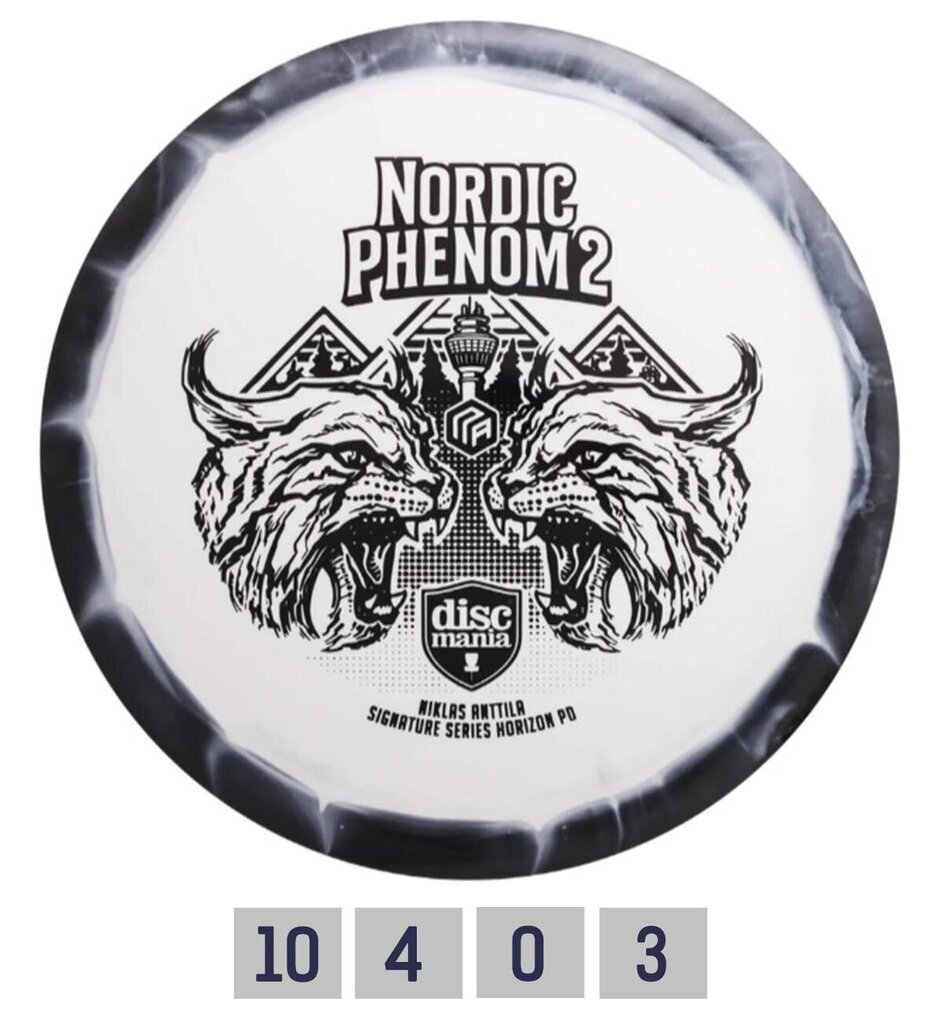 Discgolfi ketas Discmania Distance Driver S-Line PD Nordic Phenom 2, valge цена и информация | Discgolf | hansapost.ee