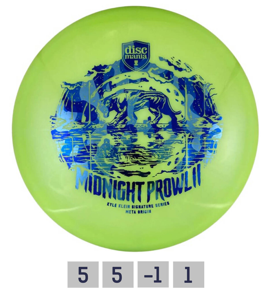 Discgolfi ketas Discmania Midrange Driver C-Line Midnight Prowl 2 Meta Kyle Klein, roheline цена и информация | Discgolf | hansapost.ee