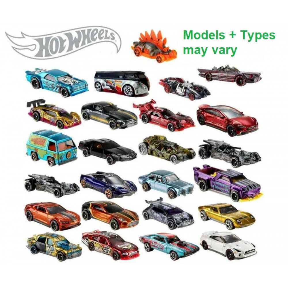 Autod Hot Wheels Diecast Cars, 20 tk hind ja info | Mänguasjad poistele | hansapost.ee