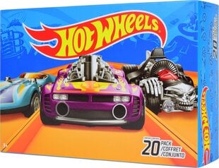 Autod Hot Wheels Diecast Cars, 20 tk hind ja info | Mänguasjad poistele | hansapost.ee