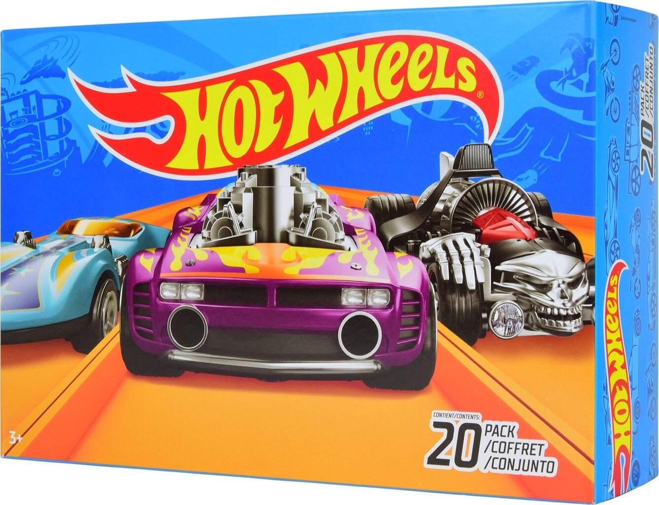 Autod Hot Wheels Diecast Cars, 20 tk цена и информация | Mänguasjad poistele | hansapost.ee