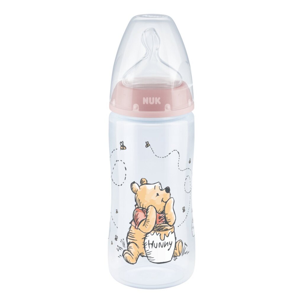 Lutipudel Nuk Winnie The Pooh, 0-6 kuud, 300 ml цена и информация | Lutipudelid ja tarvikud | hansapost.ee