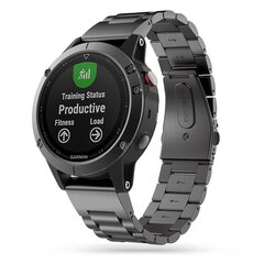 Tech-Protect ремешок для часов Stainless Garmin fenix 5/6/6 Pro/7, черный цена и информация | Аксессуары для смарт-часов и браслетов | hansapost.ee