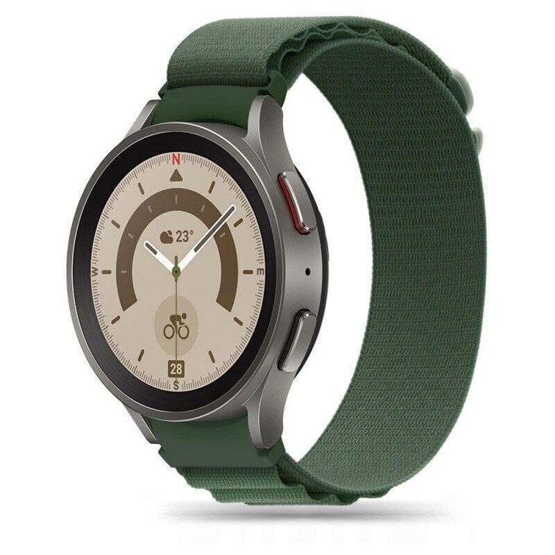 Kellarihm Tech-Protect Nylon Pro Samsung Galaxy Watch4/5/5 Pro, military green hind ja info | Nutikellade aksessuaarid ja tarvikud | hansapost.ee