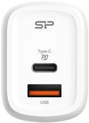 Silicon Power charger USB-C/USB QM25 30W, white цена и информация | Silicon Power Телефоны и аксессуары | hansapost.ee