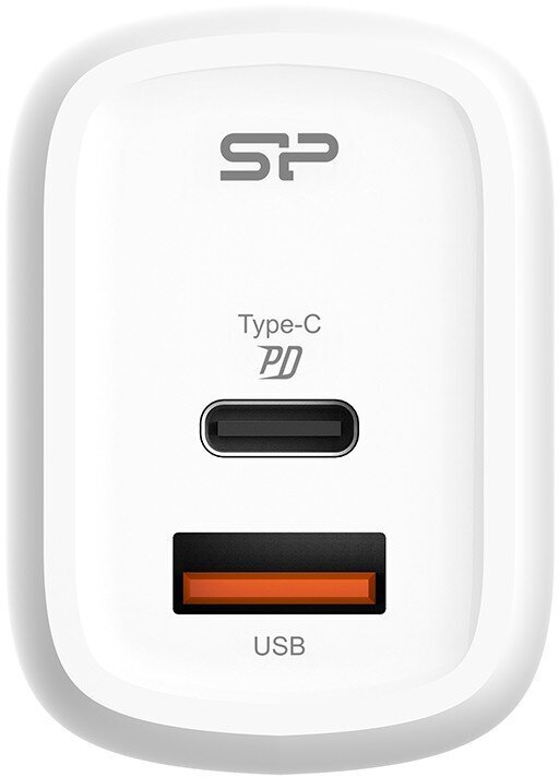 Laadija USilicon Power SB-C/USB QM25 30W, valge цена и информация | Laadijad mobiiltelefonidele | hansapost.ee