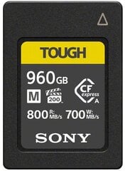 Mälukaart Sony CFexpress 960GB Type A Tough M hind ja info | Mälupulgad | hansapost.ee