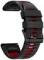 Kellarihm Tech-Protect IconBand Pro Garmin fenix 3/5X/3HR/5X Plus/6X/6X Pro/7X, must/punane цена и информация | Nutikellade aksessuaarid ja tarvikud | hansapost.ee