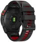 Kellarihm Tech-Protect IconBand Pro Garmin fenix 3/5X/3HR/5X Plus/6X/6X Pro/7X, must/punane цена и информация | Nutikellade aksessuaarid ja tarvikud | hansapost.ee