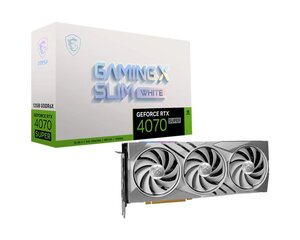 MSI GeForce RTX 4070 Super 12G Gaming X Slim White цена и информация | Для видеокарт | hansapost.ee