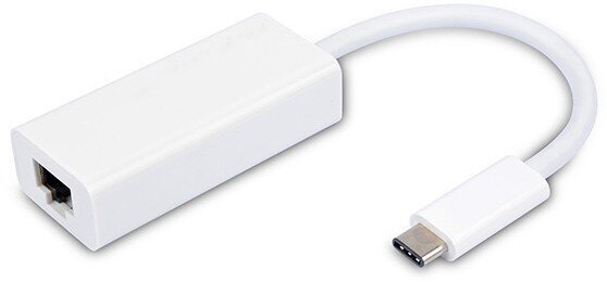 Adapter USB-C Vivanco LAN, valge цена и информация | USB adapterid ja jagajad | hansapost.ee